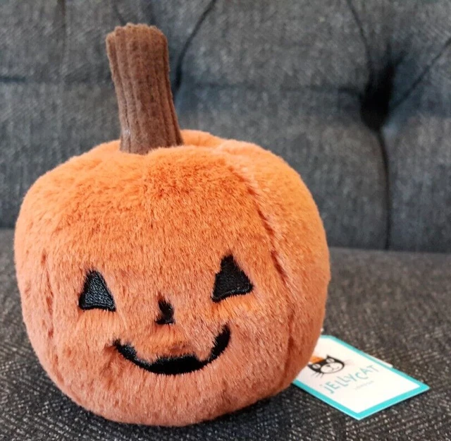 JELLYCAT OOKY JACK O Lantern Pumpkin Halloween Brand New With Tags £29.
