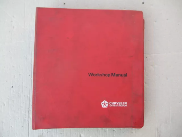 CHRYSLER AVENGER / SUNBEAM 1250 /1500 WORKSHOP MANUAL - No.150/2. Original.