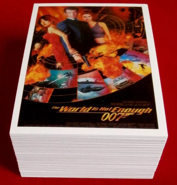 JAMES BOND - The World Is Not Enough - COMPLETE 72 Card Set - Rittenhouse 2016