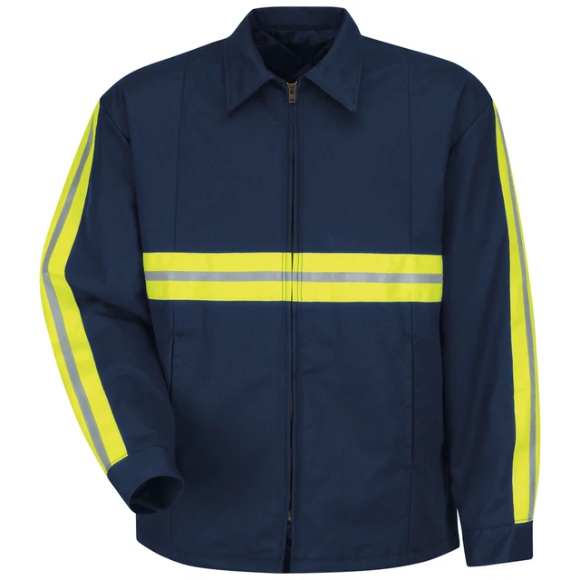 Red Kap Men's Enhanced Visibility Perma-Lined Panel Jacket