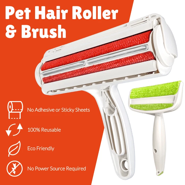 Reusable Pet Hair Remover Sofa Clothes Lint Cleaning Brush Dog Cat Fur Roller