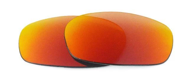 Nuove lenti polarizzate singole rosso fuoco per Ray Ban RB2129 Sidestreet