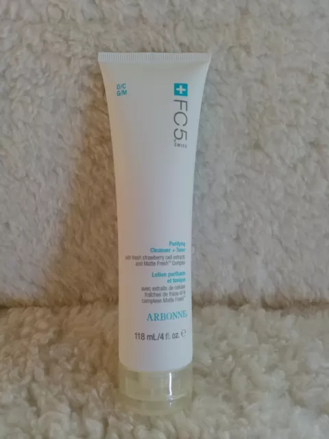Arbonne FC5 [PURIFYING CLEANSER + TONER] 4oz  [New & Sealed] RARE VHTF SOLD OUT