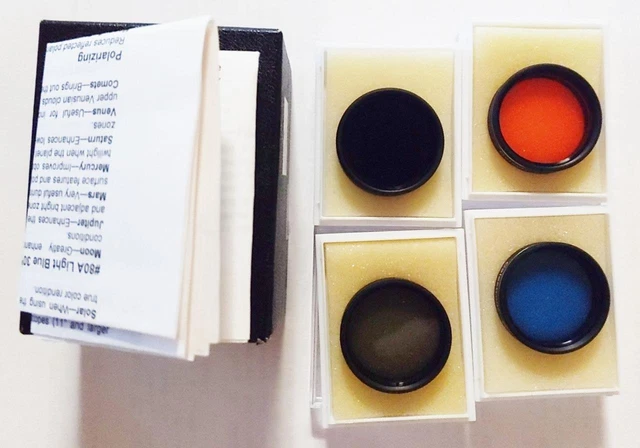 Celestron Eyepiece Filter Set #94118 Series 1 New Old Stock Made in Japan