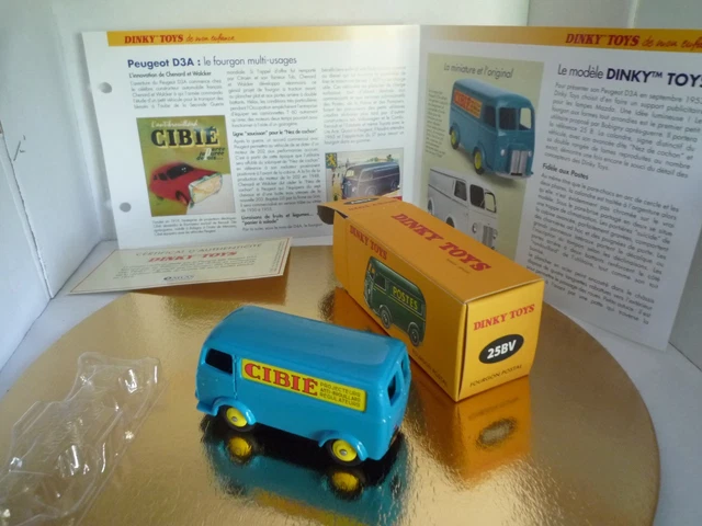 Dinky Toys Atlas - Fourgon Peugeot D3A Cibie Bleu - 1/43 - Boîte D'origine
