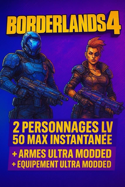 POSTER BORDERLANDS 3 PC PS4 XBox One 42x59cms Envoi rapide et suivi EUR 9,99 - FR