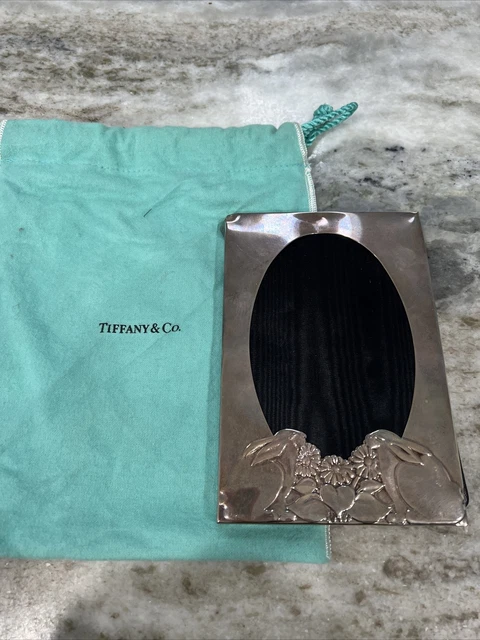 ANTIQUE TIFFANY & Co. Silver Soldered Picture Frame Grape Vine (it 