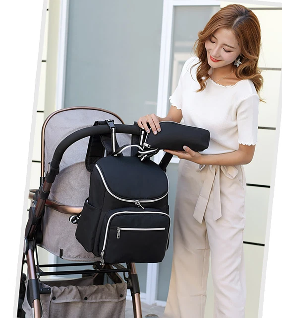 Nappy Diaper Backpack Baby Changing Bag External USB Connectivity 3