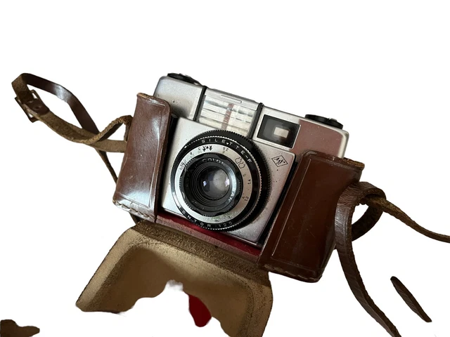 Macchina Fotografica Agfa Silette Vintage con custodia made in Germany