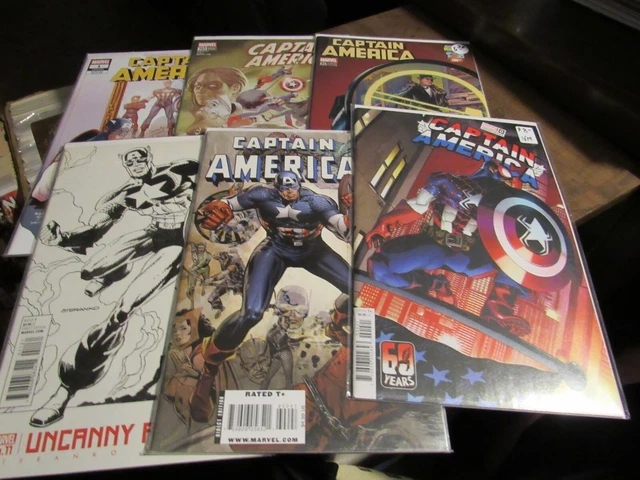 Lot of 6 ALL Captain America ALL Variant Cover Marvel Closeout Comic Avengers