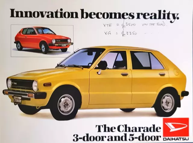 Daihatsu Charade Brochure 1979