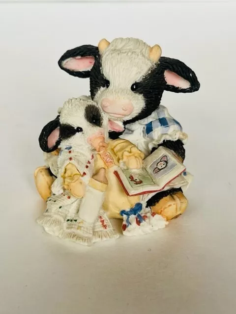 Marys Moo Moos Cow Figurine Enesco Anthropomorphic vtg Pasture Bedtime gift baby 2