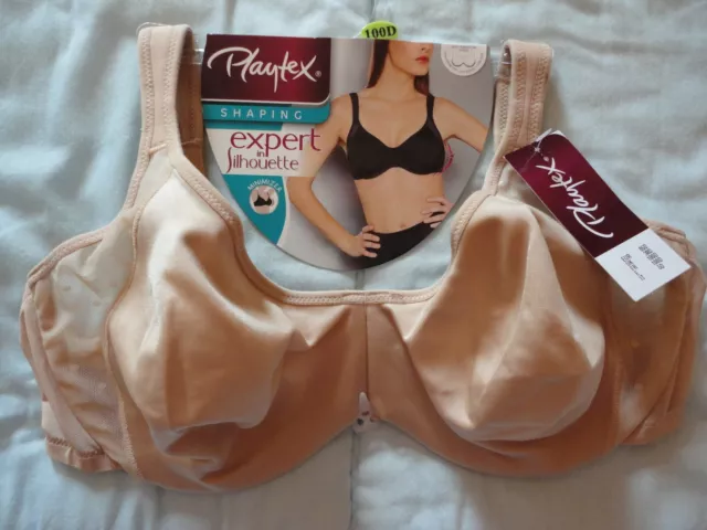 Soutien Gorge Playtex **Neuf** Expert In Silhouette Minimizer Beige T 100 D