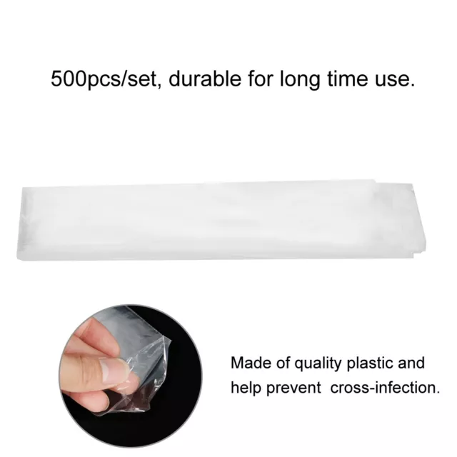 500x Disposable Plastic Dentalxray Digital Sensor Sleeves Cover Protector BT0