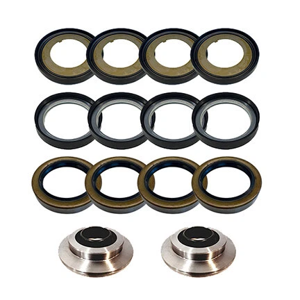2.5 Ton Rockwell Top Loader 4 Hub Reseal Package w/ Billet Tube Seals