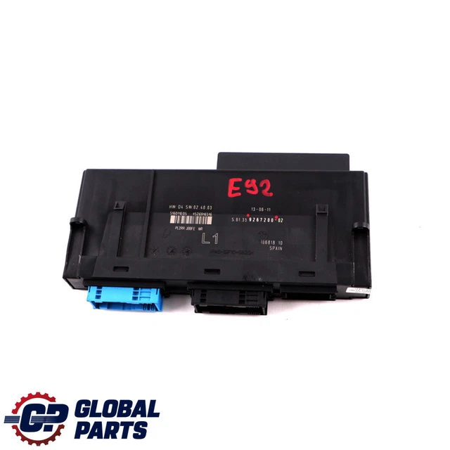BMW E82 ECU Modulo Control Cuerpo Caja Conexiones L1 PL2RR JBBFE ...