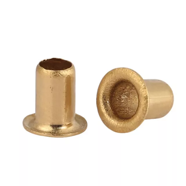 Brass Hollow Rivets Tubular Eyelet M0.9 M1.3 M1.5 M1.7 M2 M2.3 M2.5 M3 M4 M5 M6