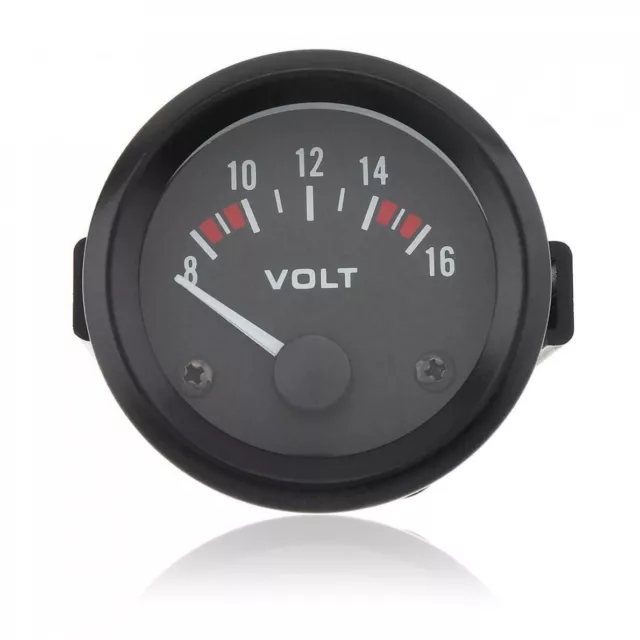 1tlg 12V 52MM LED 8-16V Voltmeter Spannung,Gauge Panel Meter Für Auto Motorrad