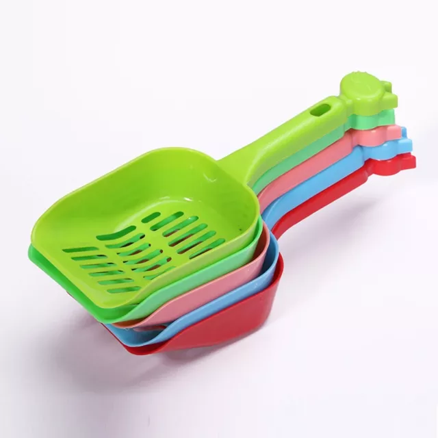 Sturdy Plastic Scoop for Pet Litter and Food Reliable Tool for Easy Cleaning