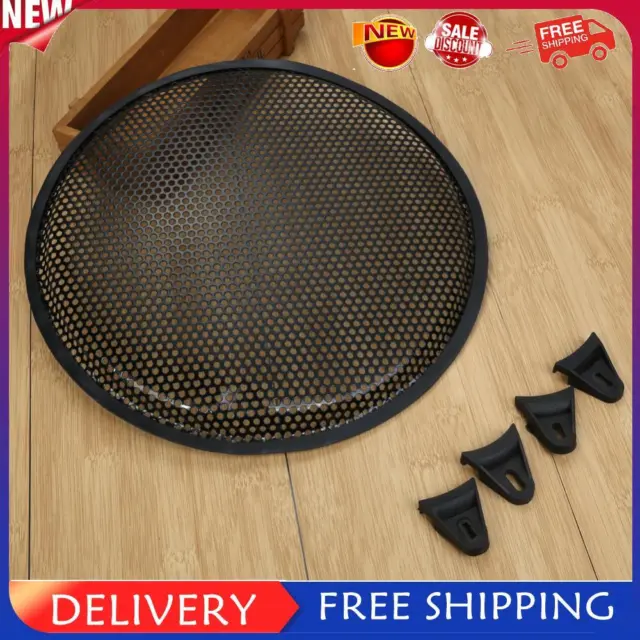 8/10/12 Inch Grill Mesh Black for Car Subwoofers and Loudspeakers (10inch)