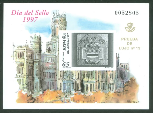 España 1997 - Prueba De Lujo Nº 62 - Día Del Sello 1997 - La De La Foto.