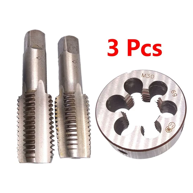 HSS M24 x 1.5mm Taper & Plug Tap & M24 x 1.5mm Die Metric Thread Right Hand