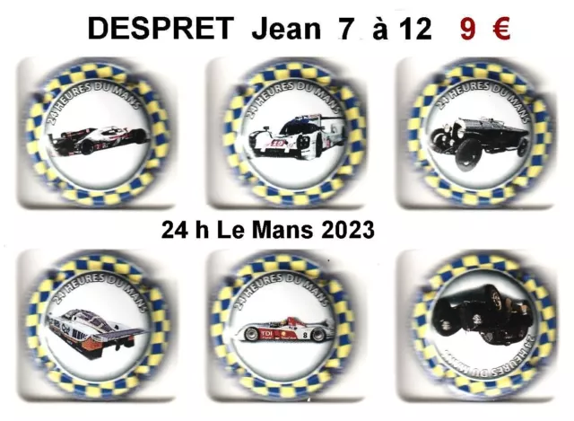 capsules de champagne DESPRET Jean  24h Le Mans de 7 à 12