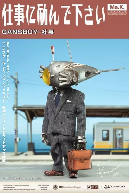 Damtoys x COALDOG x Kow Yokoyama CS020 GansBoy 1/12 FIGURE in stock