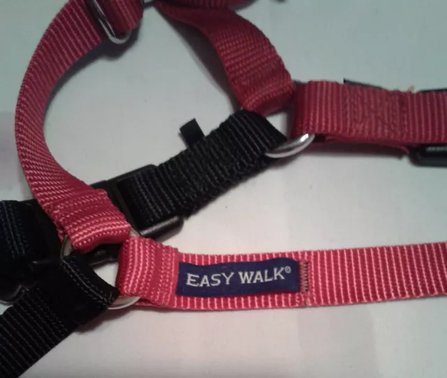 Pet Safe Easy Walk No Pull Dog Harness  M  size  RED / BLACK  color