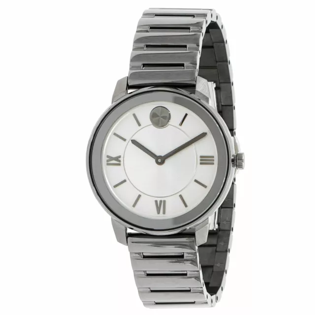 Movado 3600772 Women's Bold Silver/White Quartz Watch