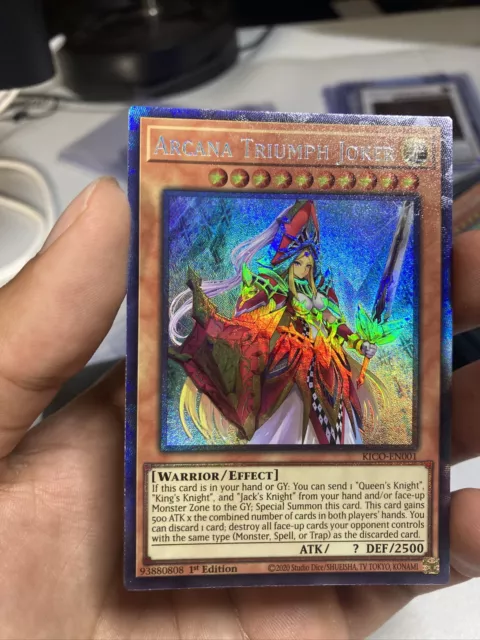 Yugioh! Arcana Triumph Joker - KICO-EN001 - Collector's Rare - 1st Edition L19