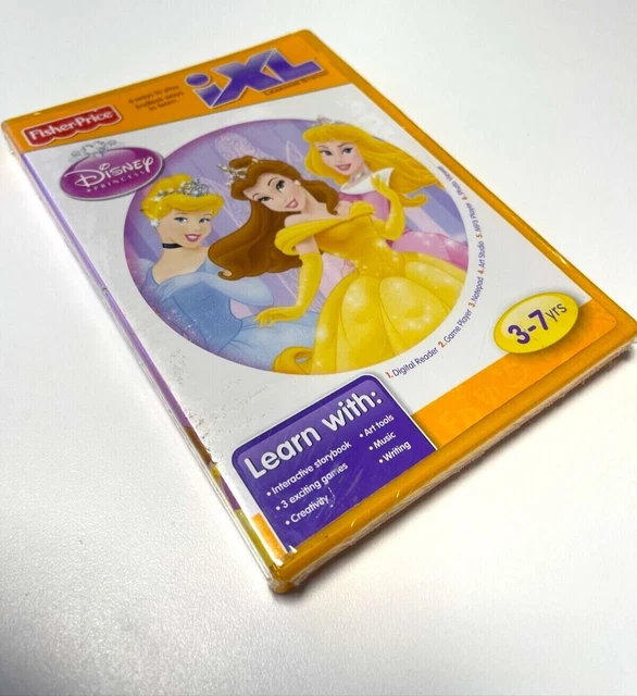 FISHER PRICE IXL Learning System Disney Princess Video Game CD-ROM ...