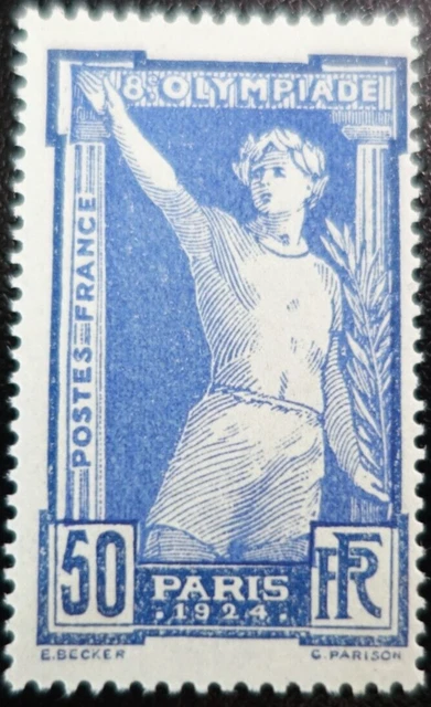Unterzeichnet Calves - Olympische Spiele von Paris N°186 neuer Stempel Luxus MNH
