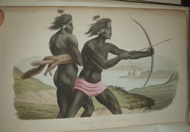 1855 Natural History Of Man Vols I & Ii By Prichard 62 Colour Plts Eskimos Samoa