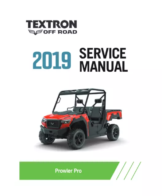 Arctic Cat Prowler Pro Crew Service Manual | 2019 |  MAILED CD