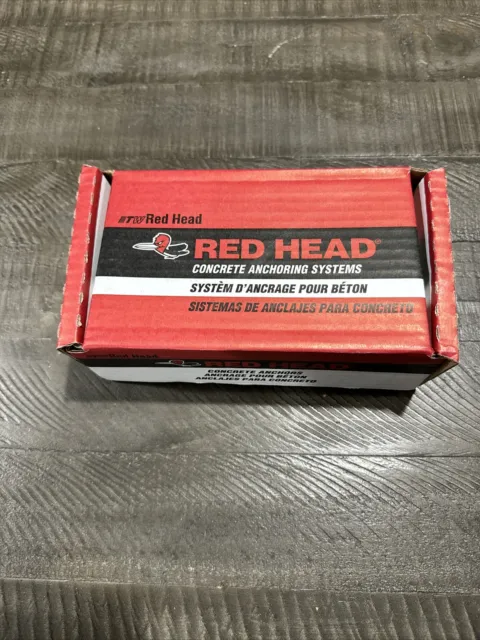 Red Head #11271 1/2 x 5 1/2” Concrete Wedge Anchors Heavy Concrete New Qty 25