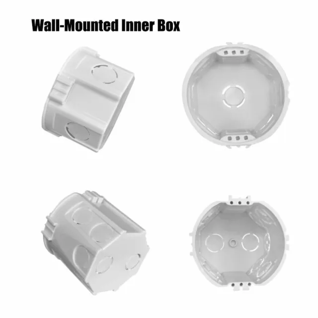 Wall Mounting White Box Internal Cassette For EU Standard Switch and Soc'EL