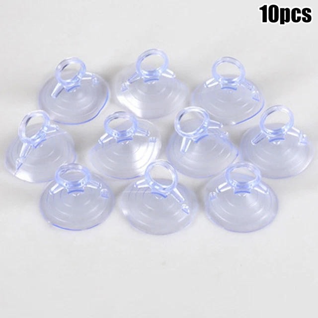 Ventosas cocina 45 mm botón coche vidrio transparente colgante plástico redondo