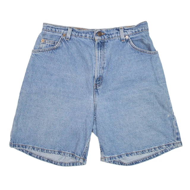 LEVI'S 951 pantaloncini denim da donna blu rilassati XS W28