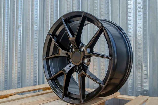 M5 STYLE BLACK Rims 19x9.5 Fit BMW 5 Series E34 E39 E60 F10 528 535 ...