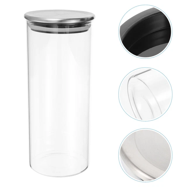 STOBAZA Glas Fermentierglas - Luftdichter Einmachglas Für Gemüse & Pickles