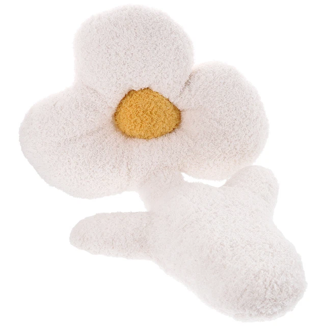 Flower Shaped Seating Cushion Cotton Pillow Four Leaf Carpet