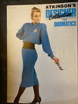 ATKINSONS Designer Collection per duomatics Macchina per Maglieria Moda 10 disegni 