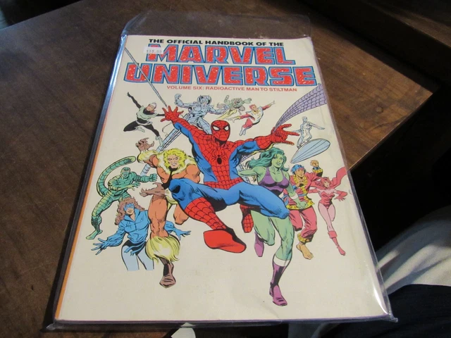 The Official Handbook of the Marvel Universe Volume 6 Graphic Novel TPB Vintage