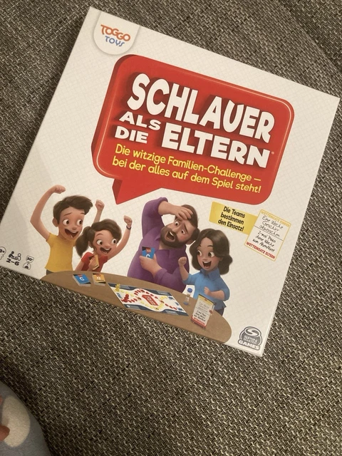 Familien-Quiz-Brettspiel 'Über Unser Haus' – Für Kinder Ab 6 Jahren, Kinder Gegen Eltern