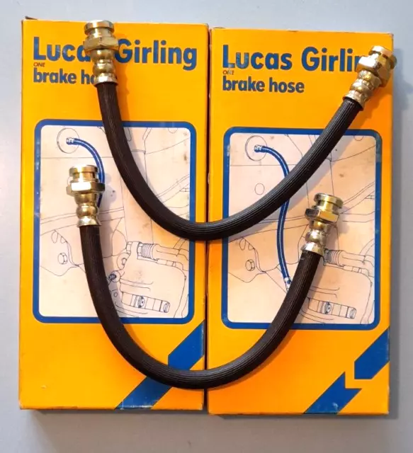 Datsun 240Z 260Z Lucas Girling Rear Brake Pipe Pair NOS OEM No. 46202-89913