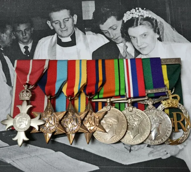 Rare *Dutch East Indies MBE* WW2 British Army Chaplains Medals - Fordham Burma