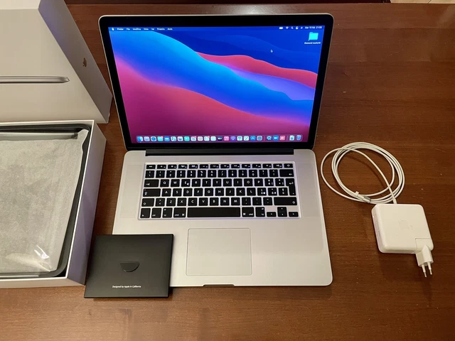 Apple MacBook Pro Retina 15 Late 2013 A1398 16gb Ram 512gb SSD Spedizione GRATIS