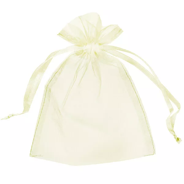 10 & 25 Organza Bags Wedding Favour Party Jewellery Pouches Mesh Drawstring Gift
