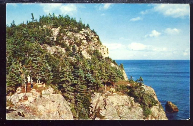 VTG Postcard Cabot Trail At Black Brook, Nova Scotia Canada